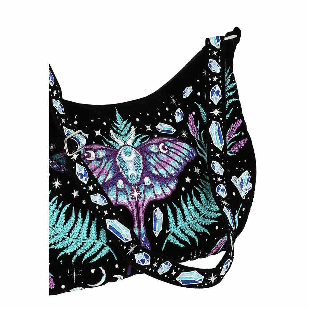 Restyle - Enchanted Forest Schoudertas - Zwart